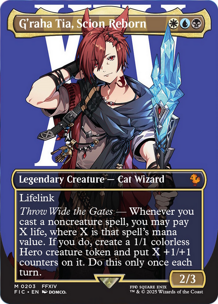 G'raha Tia, Scion Reborn (Borderless) [FINAL FANTASY Commander] | Grognard Games