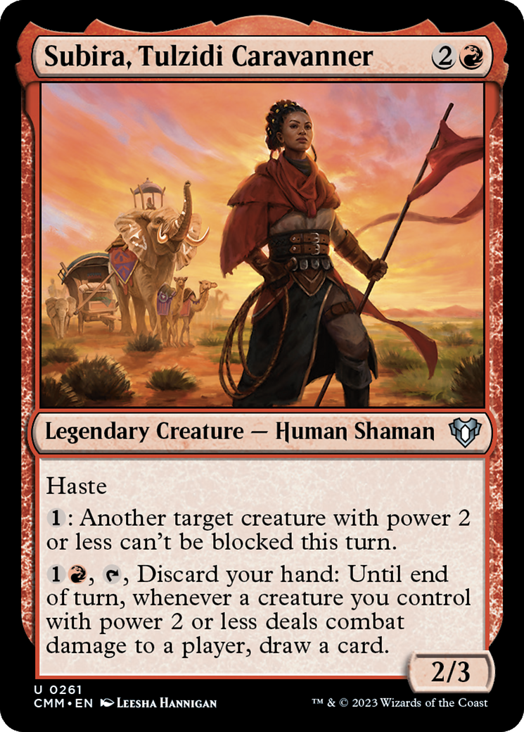 Subira, Tulzidi Caravanner [Commander Masters] | Grognard Games