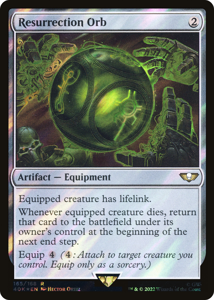 Resurrection Orb (Surge Foil) [Universes Beyond: Warhammer 40,000] | Grognard Games