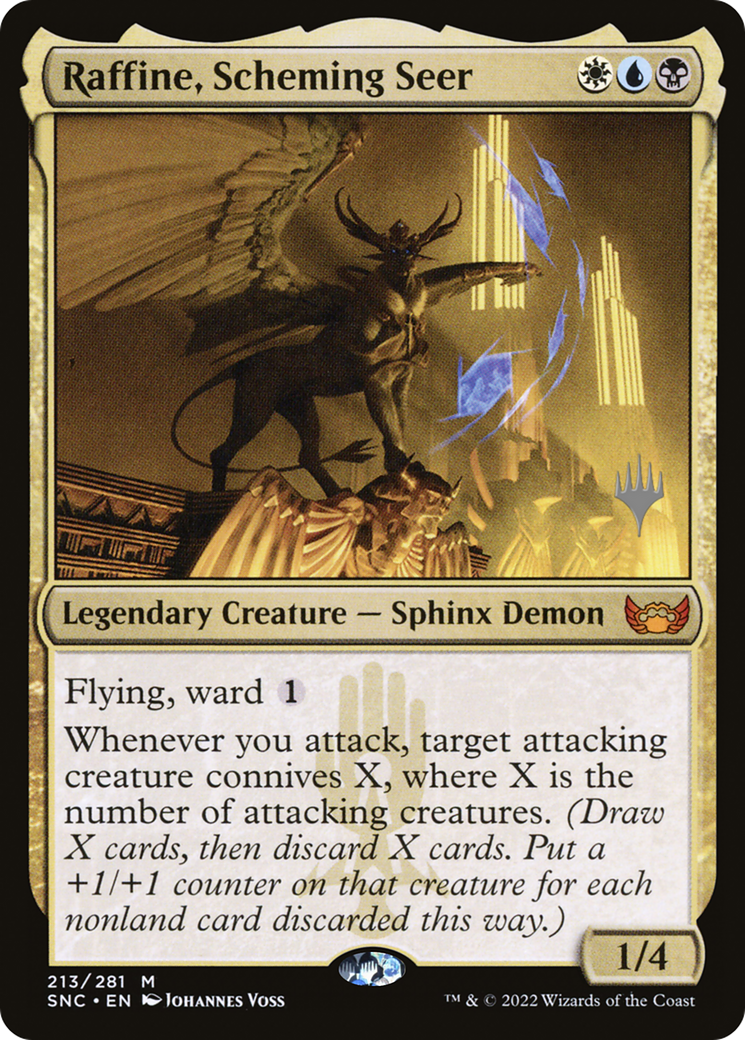Raffine, Scheming Seer (Promo Pack) [Streets of New Capenna Promos] | Grognard Games