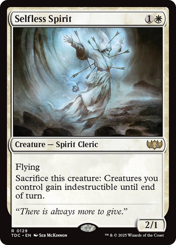 Selfless Spirit [Tarkir: Dragonstorm Commander] | Grognard Games