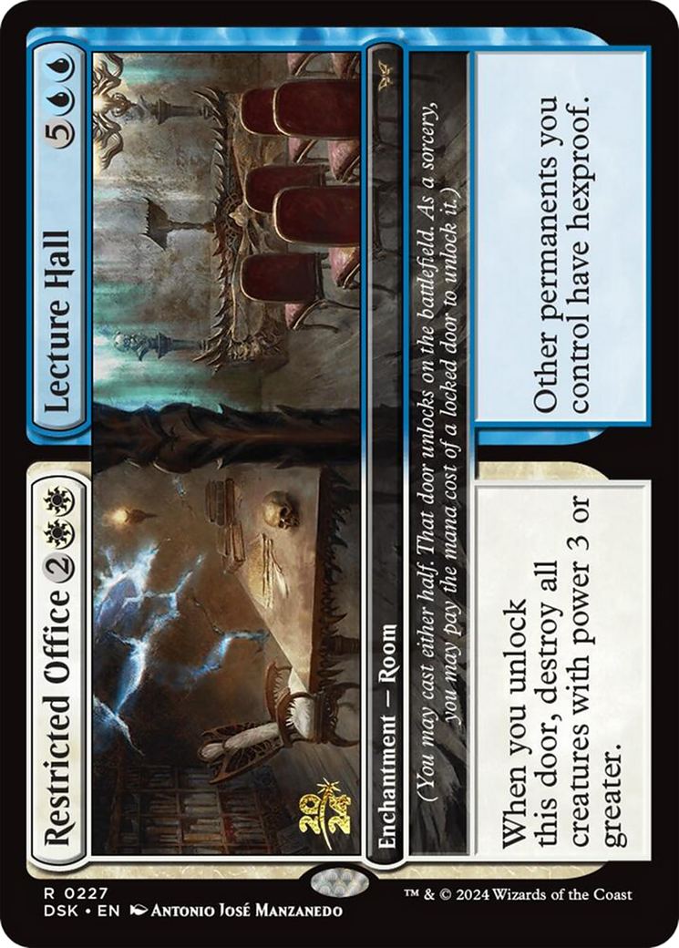 Restricted Office // Lecture Hall [Duskmourn: House of Horror Prerelease Promos] | Grognard Games