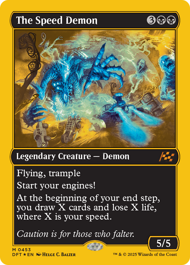 The Speed Demon (First-Place Foil) [Aetherdrift] | Grognard Games