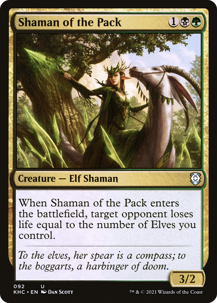 Shaman of the Pack [Kaldheim Commander] | Grognard Games