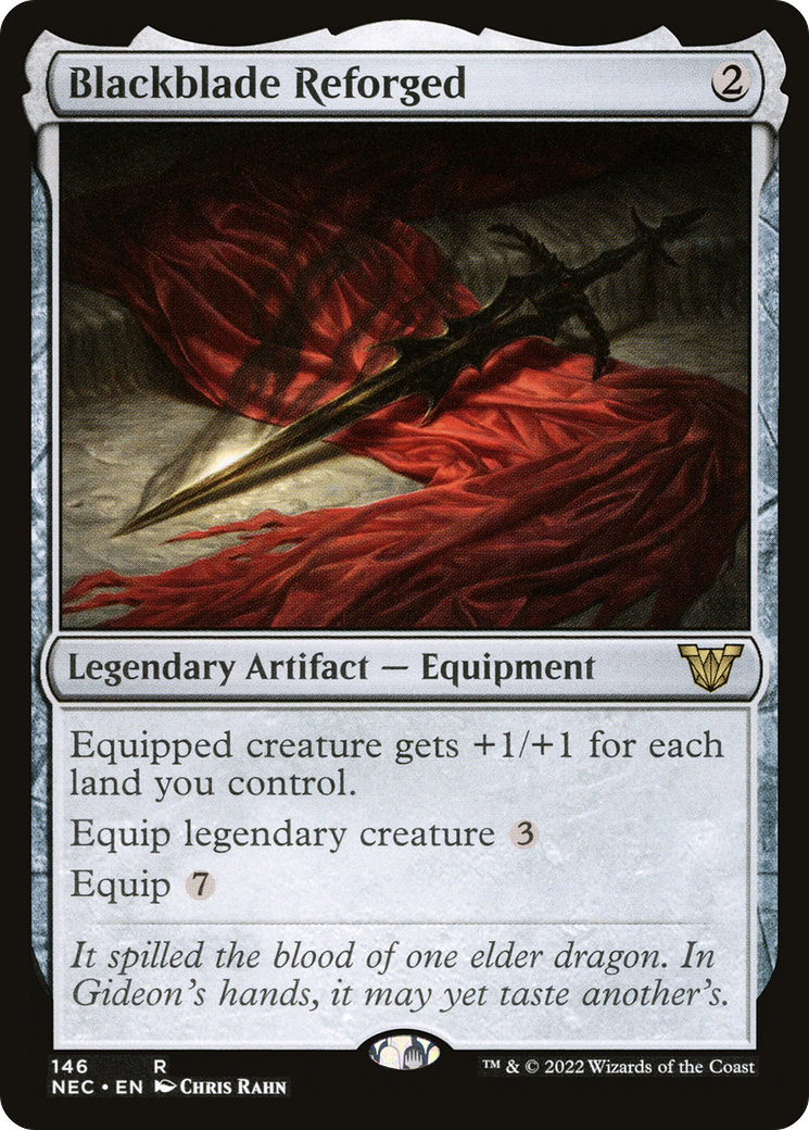 Blackblade Reforged [Kamigawa: Neon Dynasty Commander] | Grognard Games