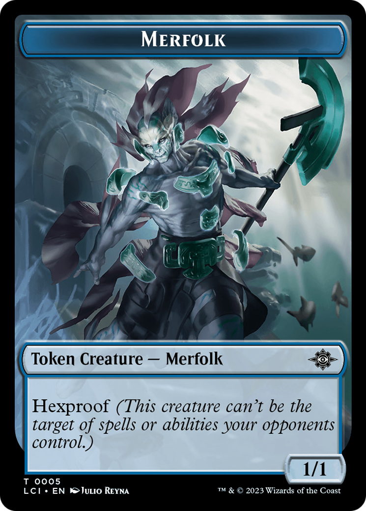 Merfolk Token [The Lost Caverns of Ixalan Tokens] | Grognard Games