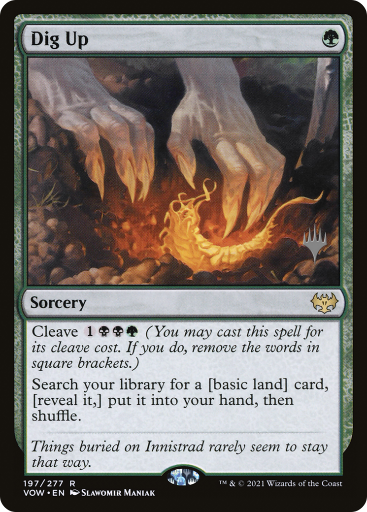 Dig Up (Promo Pack) [Innistrad: Crimson Vow Promos] | Grognard Games