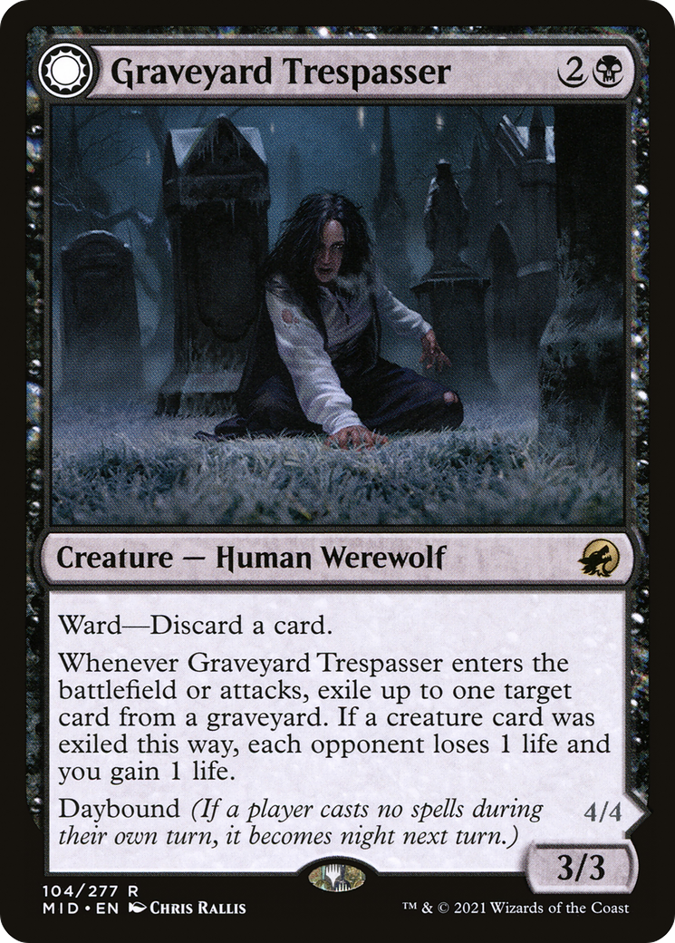 Graveyard Trespasser // Graveyard Glutton [Innistrad: Midnight Hunt] | Grognard Games