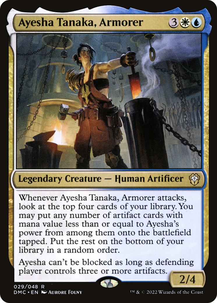 Ayesha Tanaka, Armorer [Dominaria United Commander] | Grognard Games