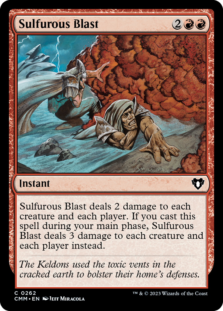 Sulfurous Blast [Commander Masters] | Grognard Games