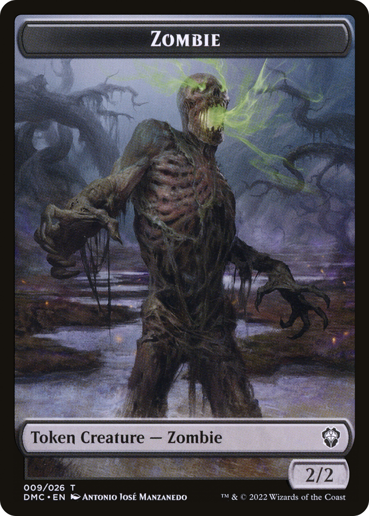 Zombie Token [Dominaria United Commander Tokens] | Grognard Games