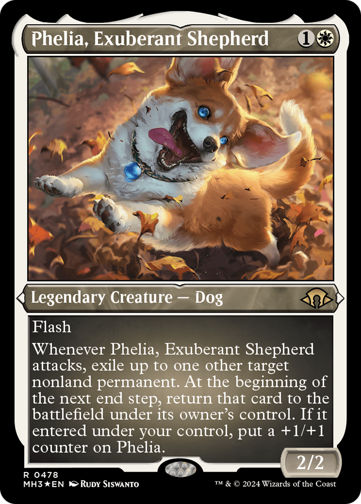 Phelia, Exuberant Shepherd (Foil Etched) [Modern Horizons 3] | Grognard Games