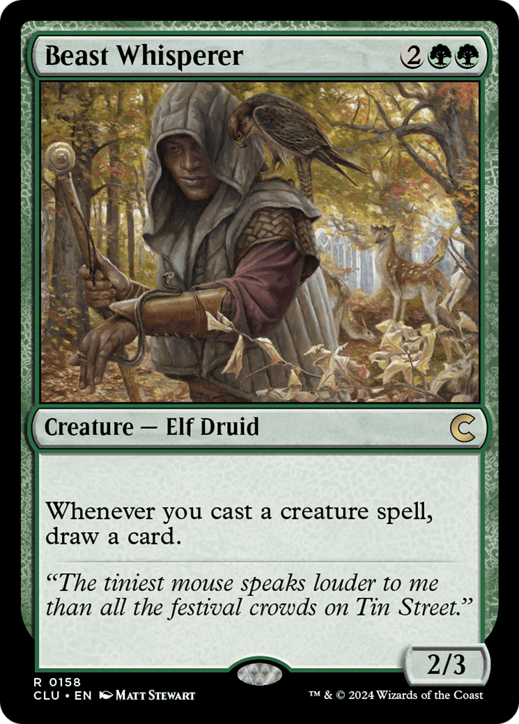 Beast Whisperer [Ravnica: Clue Edition] | Grognard Games