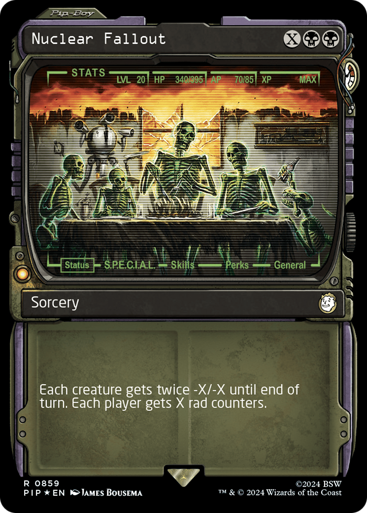 Nuclear Fallout (Showcase) (Surge Foil) [Fallout] | Grognard Games