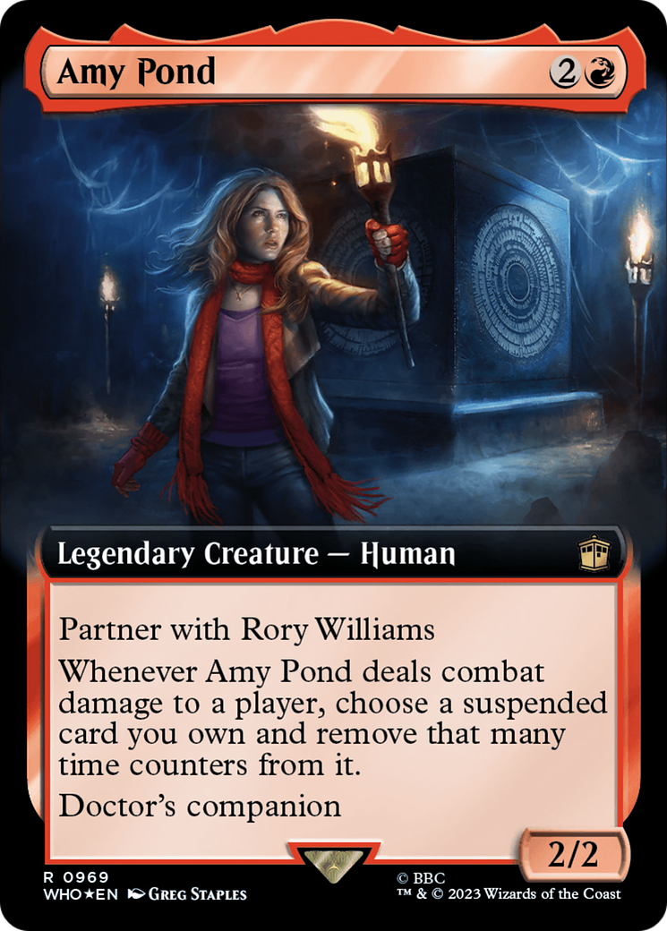 Amy Pond (Extended Art) (Surge Foil) [Doctor Who] | Grognard Games