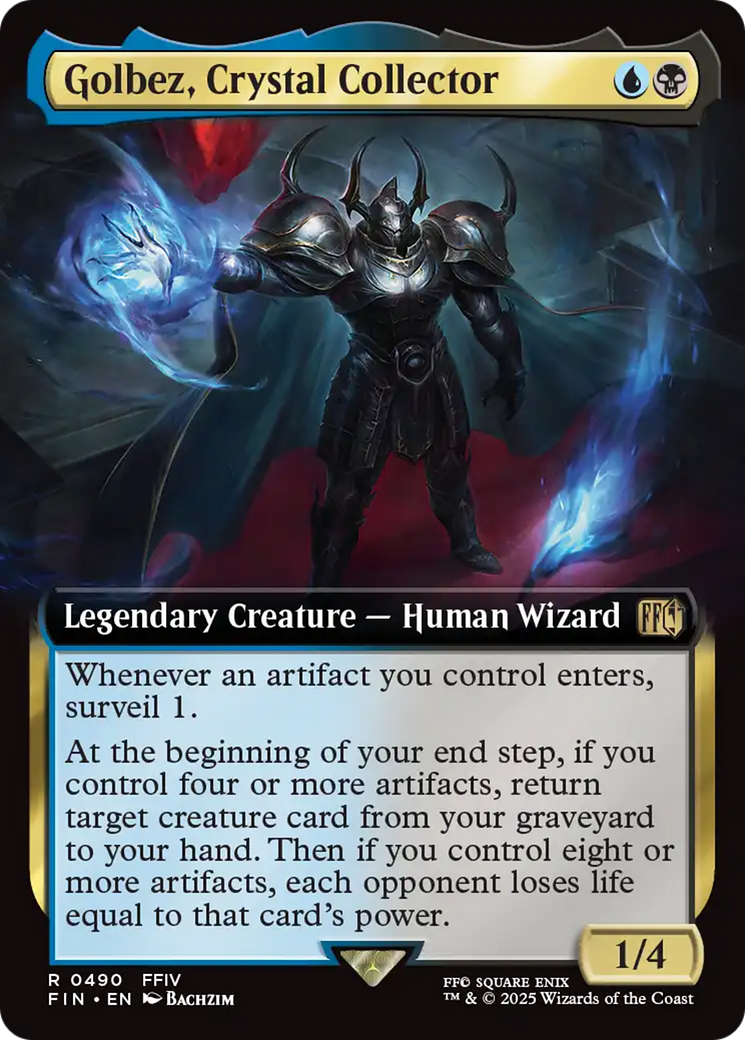 Golbez, Crystal Collector (Extended Art) (FIN-490) - FINAL FANTASY | Grognard Games