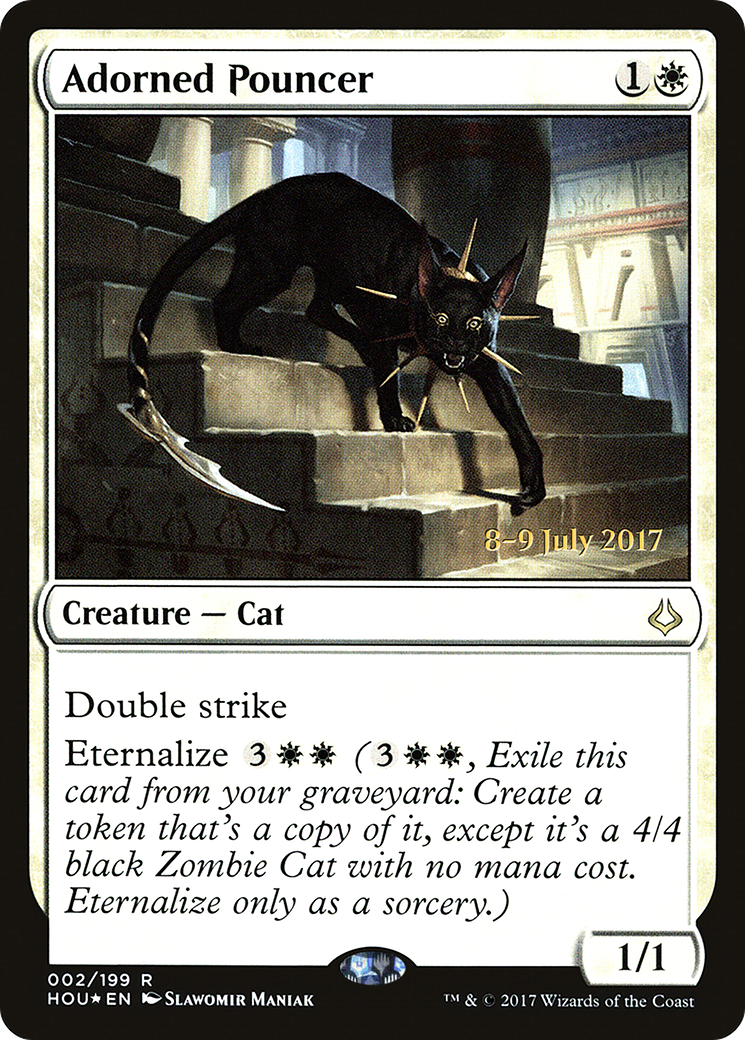 Adorned Pouncer  [Hour of Devastation Prerelease Promos] | Grognard Games