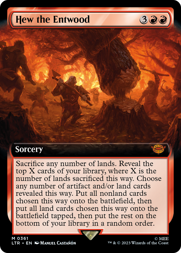 Hew the Entwood (Extended Art) [The Lord of the Rings: Tales of Middle-Earth] | Grognard Games