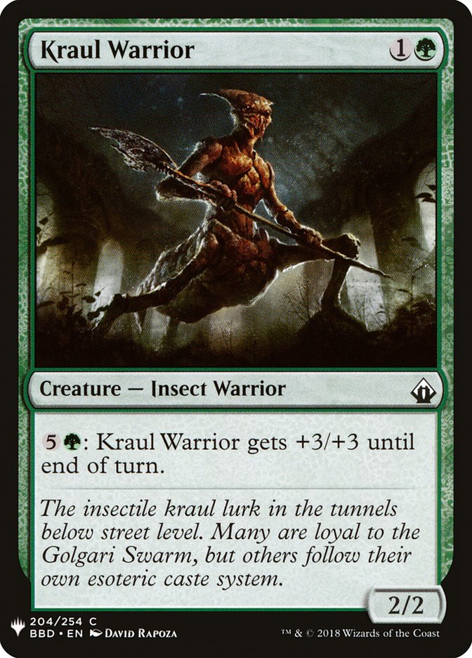 Kraul Warrior [Mystery Booster] | Grognard Games