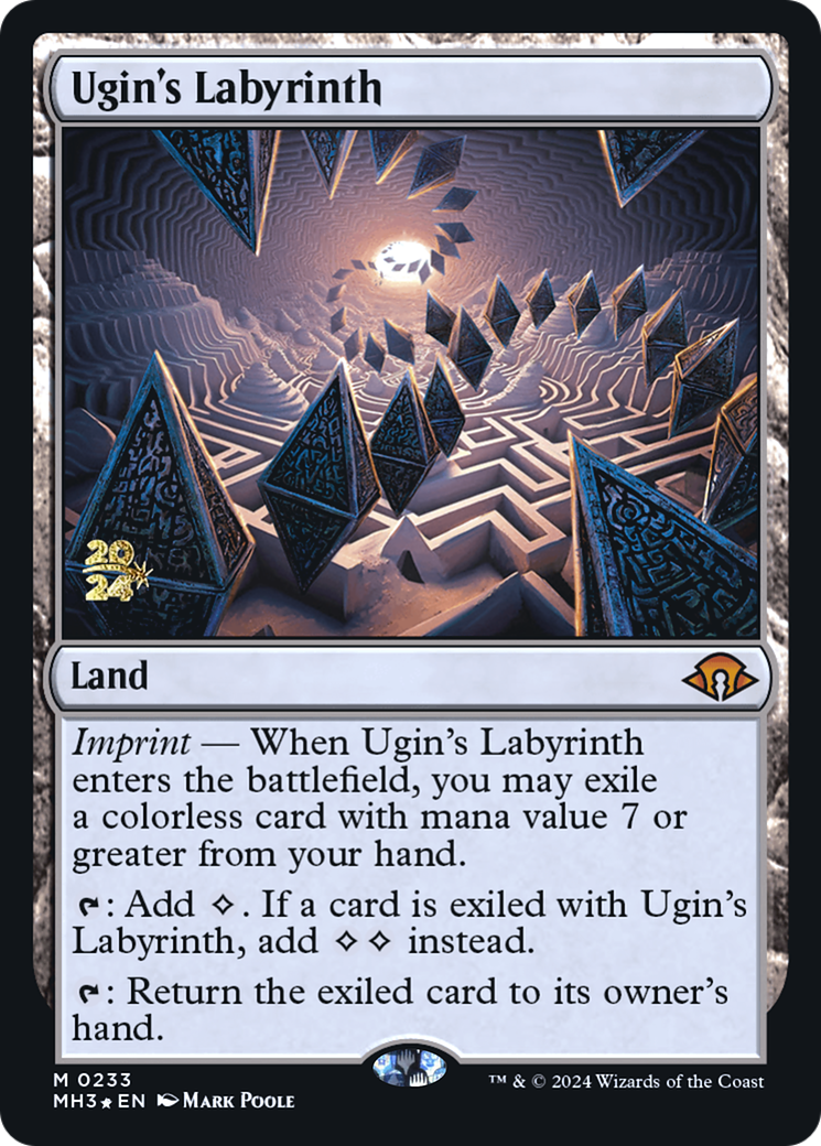 Ugin's Labyrinth [Modern Horizons 3 Prerelease Promos] | Grognard Games