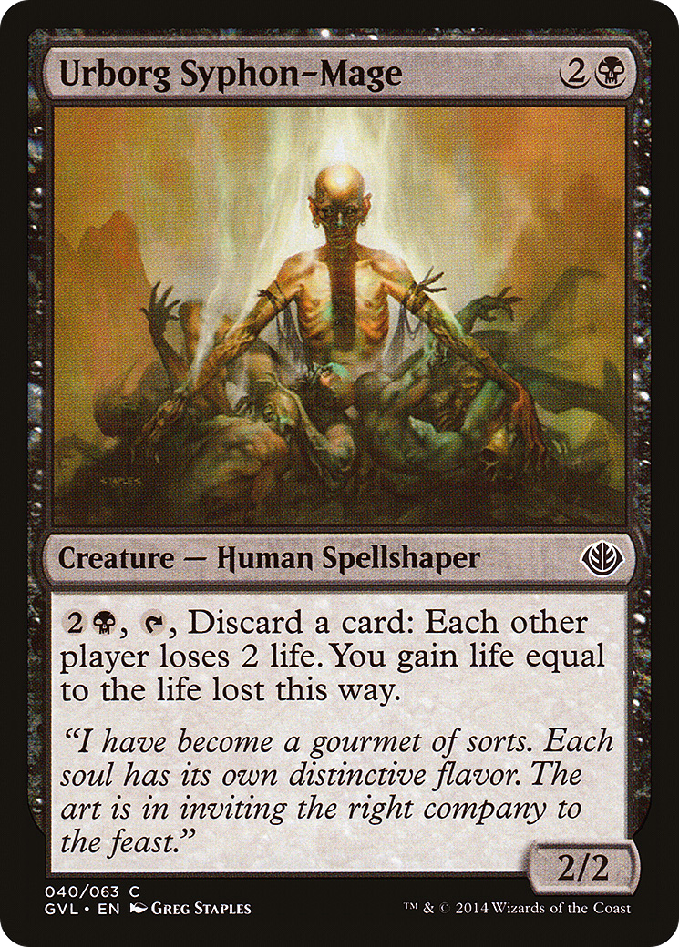 Urborg Syphon-Mage (Garruk vs. Liliana) [Duel Decks Anthology] | Grognard Games