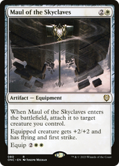 Maul of the Skyclaves [Phyrexia: All Will Be One Commander] | Grognard Games