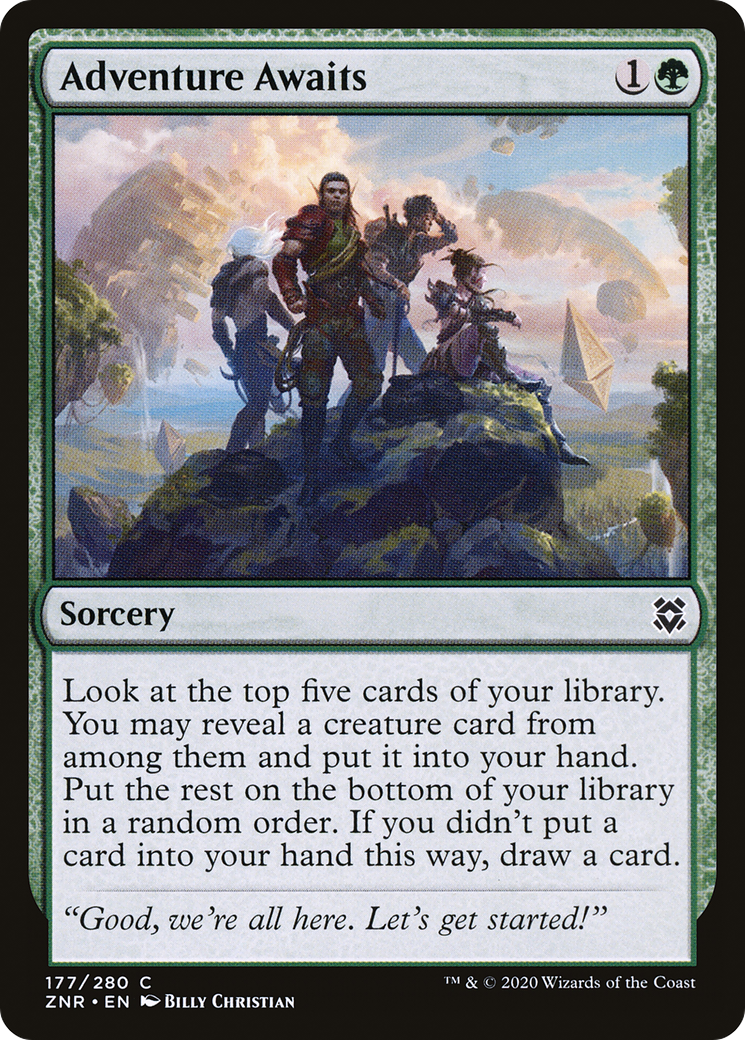 Adventure Awaits [Zendikar Rising] | Grognard Games