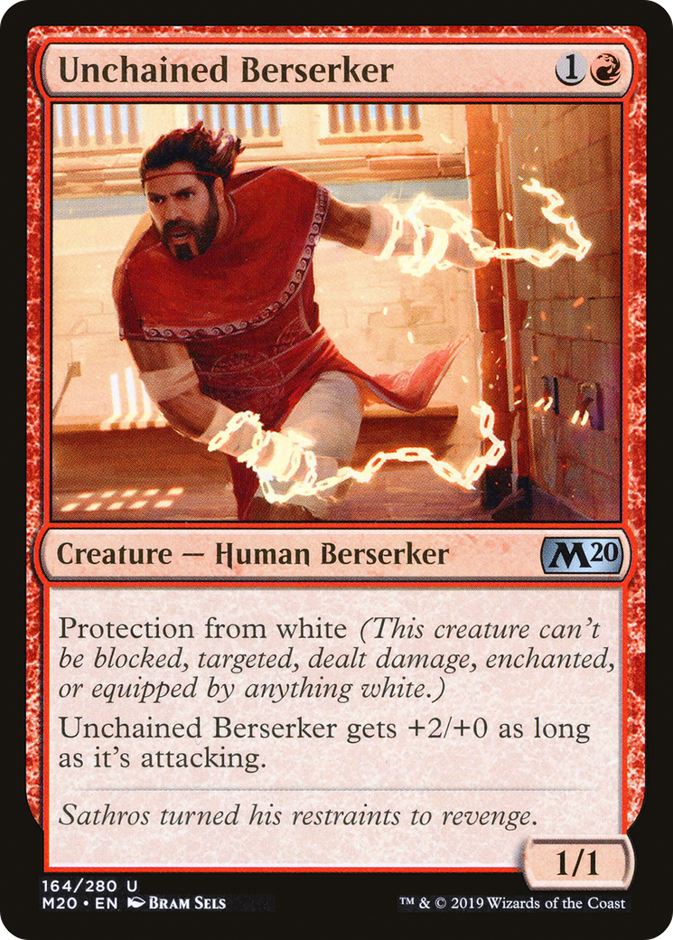 Unchained Berserker [Core Set 2020] | Grognard Games