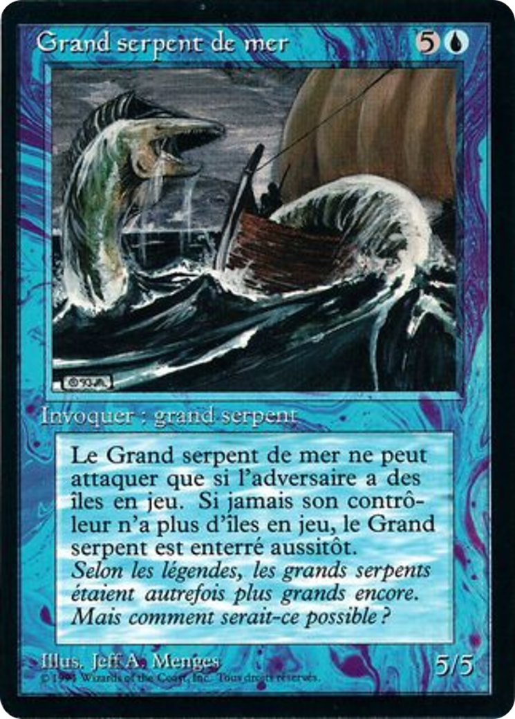 Sea Serpent [Foreign Black Border] | Grognard Games