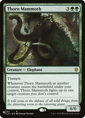 Thorn Mammoth [The List Reprints] | Grognard Games