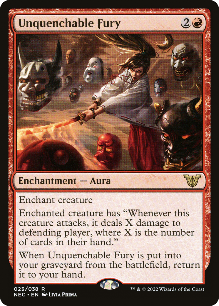 Unquenchable Fury [Kamigawa: Neon Dynasty Commander] | Grognard Games