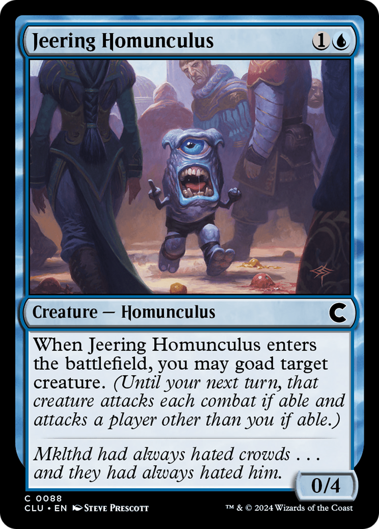 Jeering Homunculus [Ravnica: Clue Edition] | Grognard Games