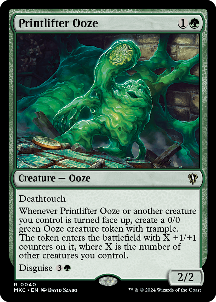 Printlifter Ooze [Murders at Karlov Manor Commander] | Grognard Games