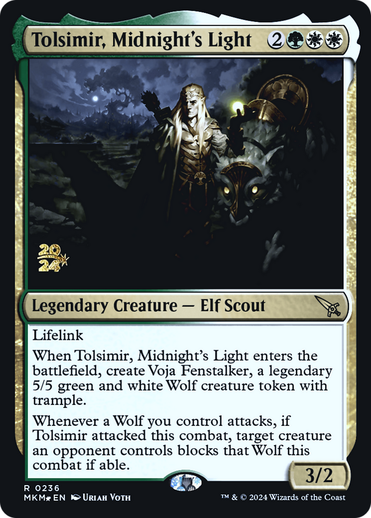 Tolsimir, Midnight's Light [Murders at Karlov Manor Prerelease Promos] | Grognard Games