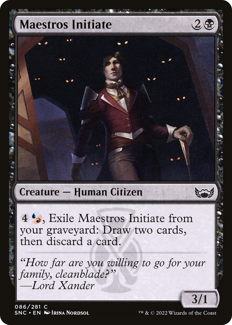 Maestros Initiate [Streets of New Capenna] | Grognard Games