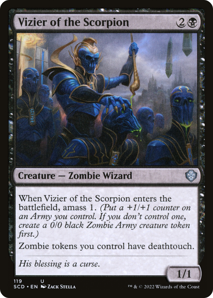 Vizier of the Scorpion [Starter Commander Decks] | Grognard Games