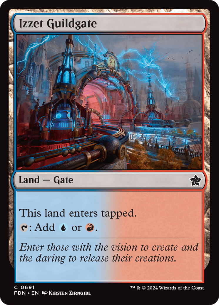 Izzet Guildgate [Foundations] | Grognard Games