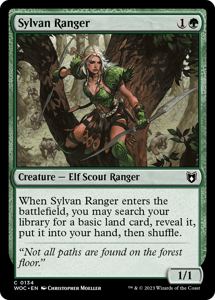 Sylvan Ranger [Wilds of Eldraine Commander] | Grognard Games