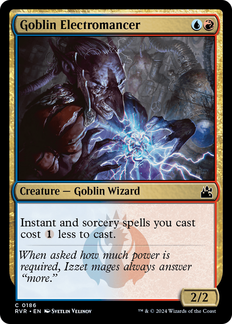 Goblin Electromancer [Ravnica Remastered] | Grognard Games