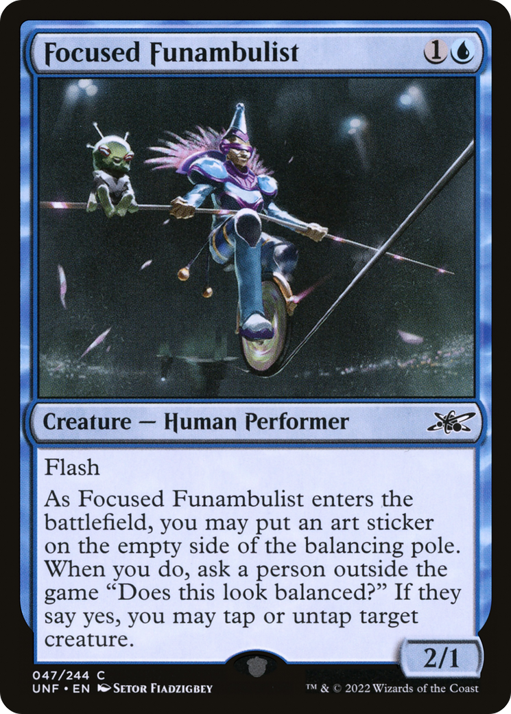 Focused Funambulist [Unfinity] | Grognard Games