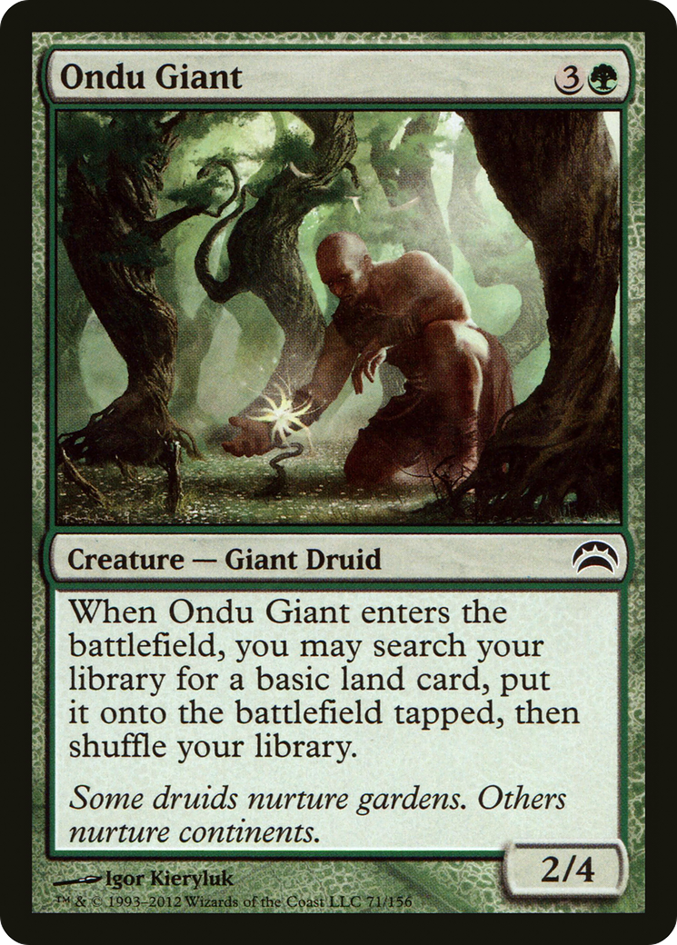 Ondu Giant (PC2-071) - Planechase 2012 Foil | Grognard Games
