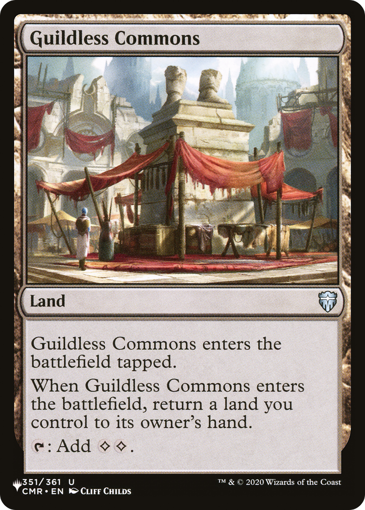 Guildless Commons [The List Reprints] | Grognard Games