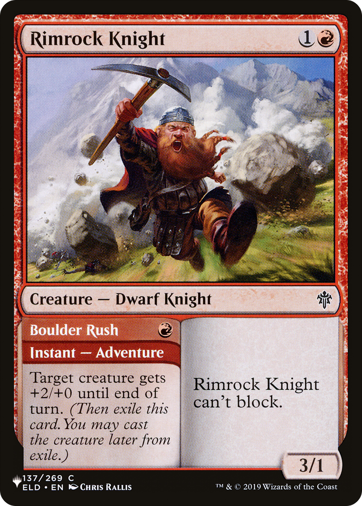 Rimrock Knight [The List] | Grognard Games