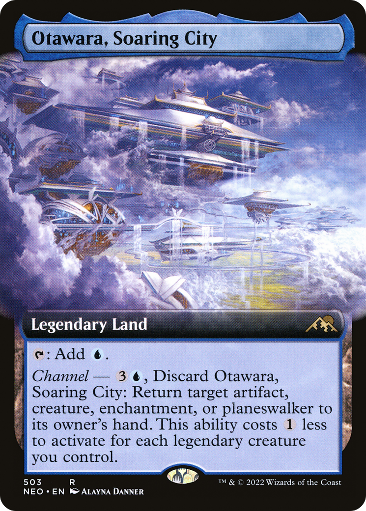 Otawara, Soaring City (Extended Art) [Kamigawa: Neon Dynasty] | Grognard Games