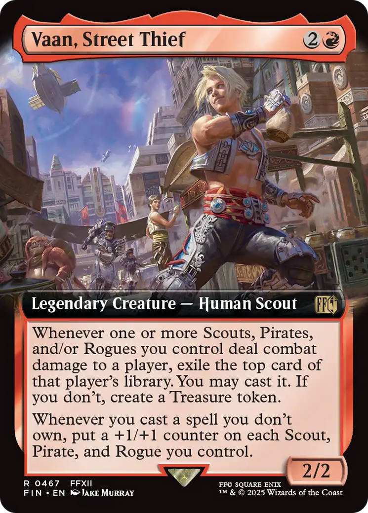 Vaan, Street Thief (FIN-467) - FINAL FANTASY: (Extended Art) Foil | Grognard Games