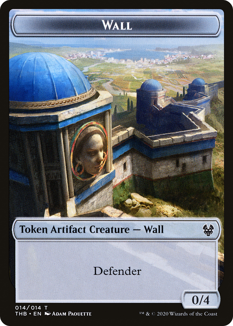 Wall (THB-014) - Theros Beyond Death Tokens Foil | Grognard Games