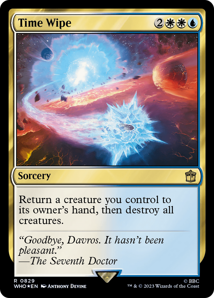 Time Wipe (Surge Foil) [Doctor Who] | Grognard Games