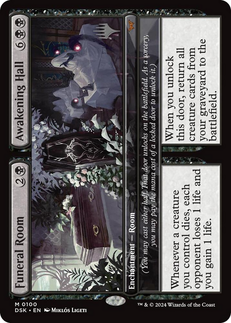 Funeral Room // Awakening Hall (Promo Pack) [Duskmourn: House of Horror Promos] | Grognard Games