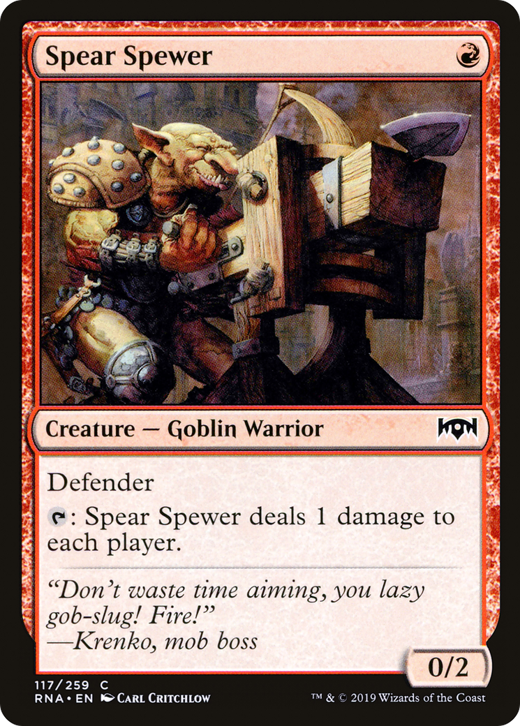 Spear Spewer [Ravnica Allegiance] | Grognard Games