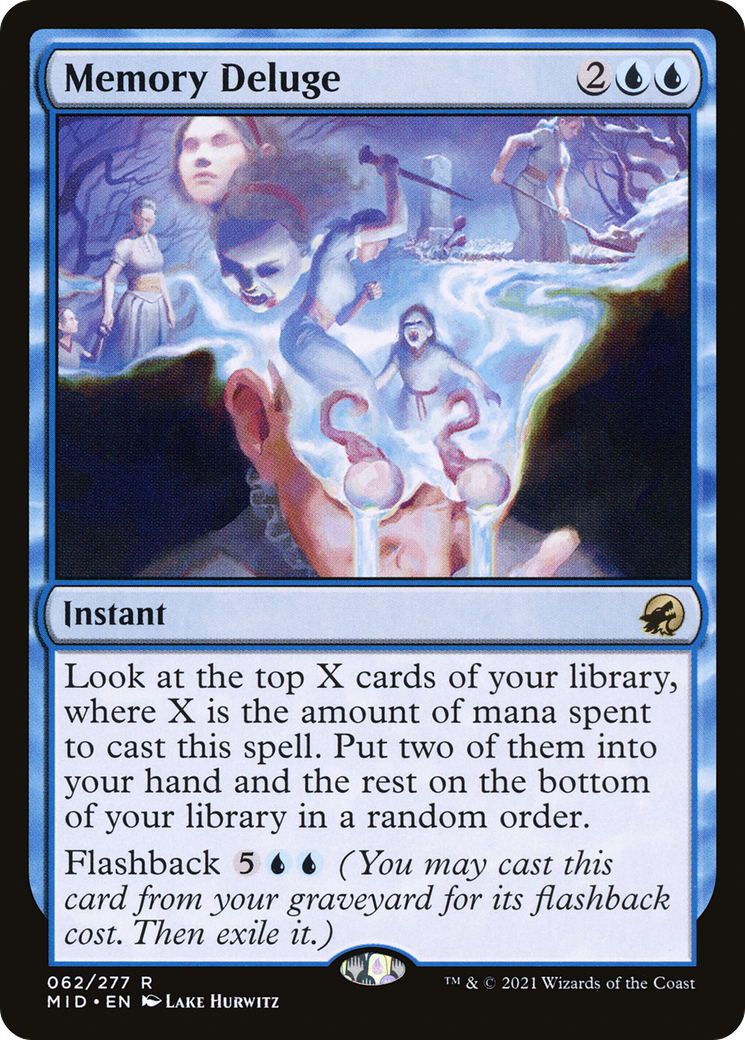 Memory Deluge [Innistrad: Midnight Hunt] | Grognard Games
